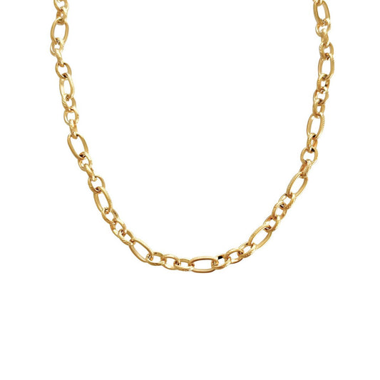 Crazy link necklace - Gold