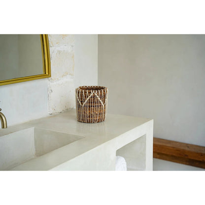 The Macra-mazing Basket - Natural White - S