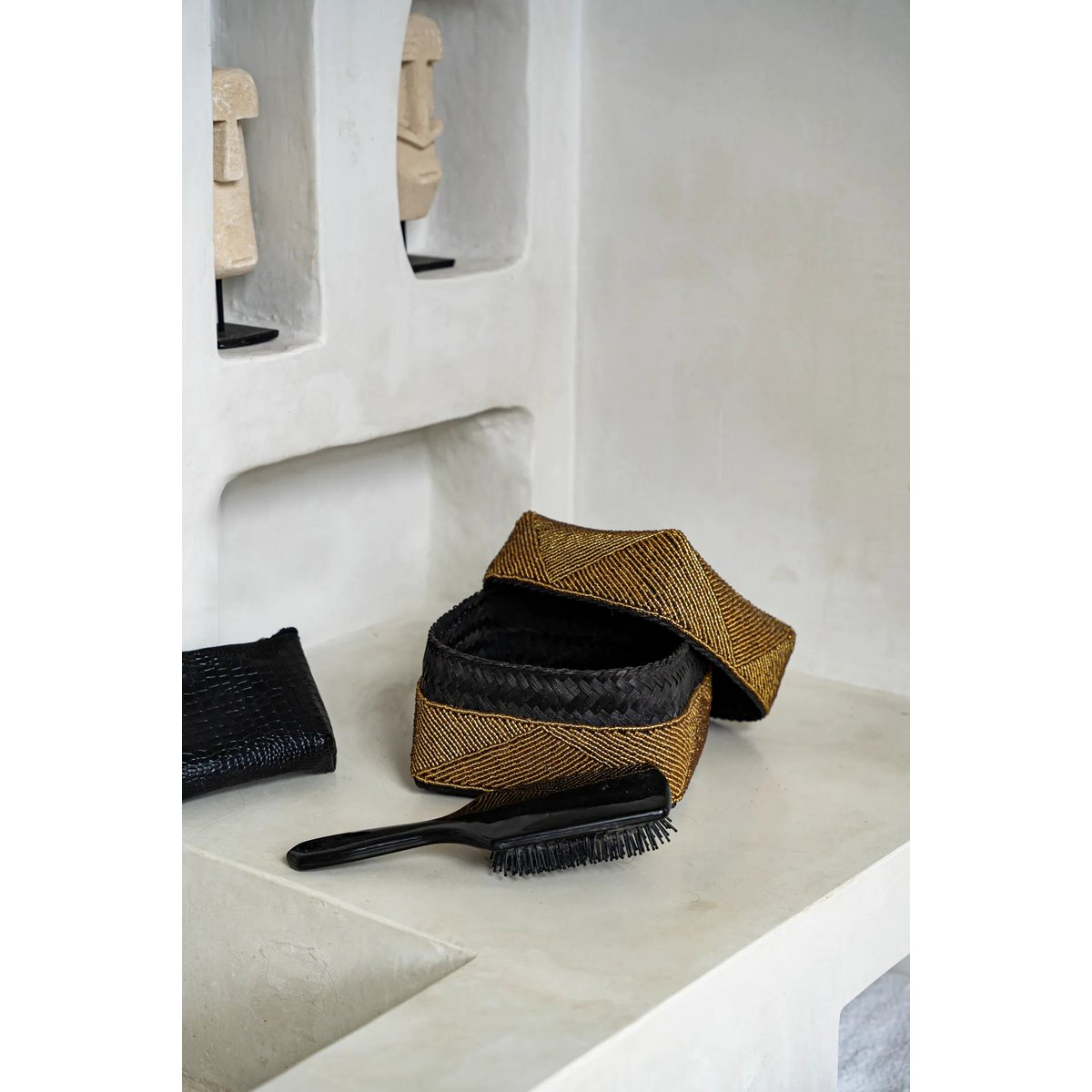 The Beaded Basket - Gold - S