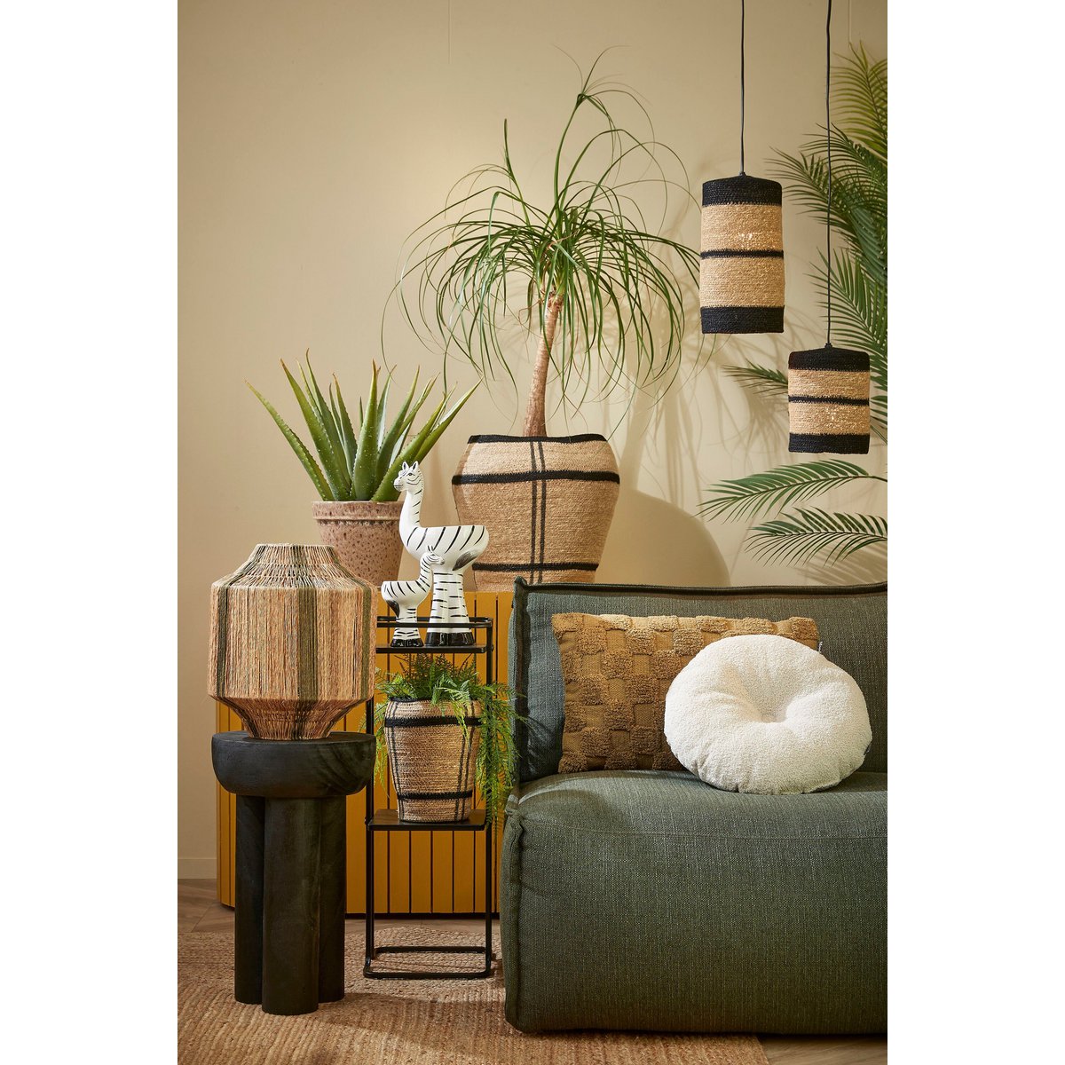 Lantern Liliano Dark brown