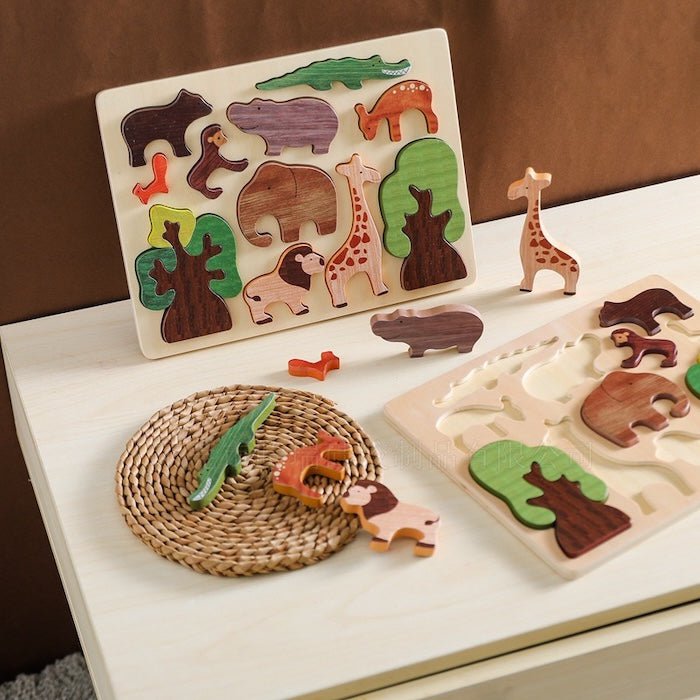 Wooden Safari Animal Puzzle