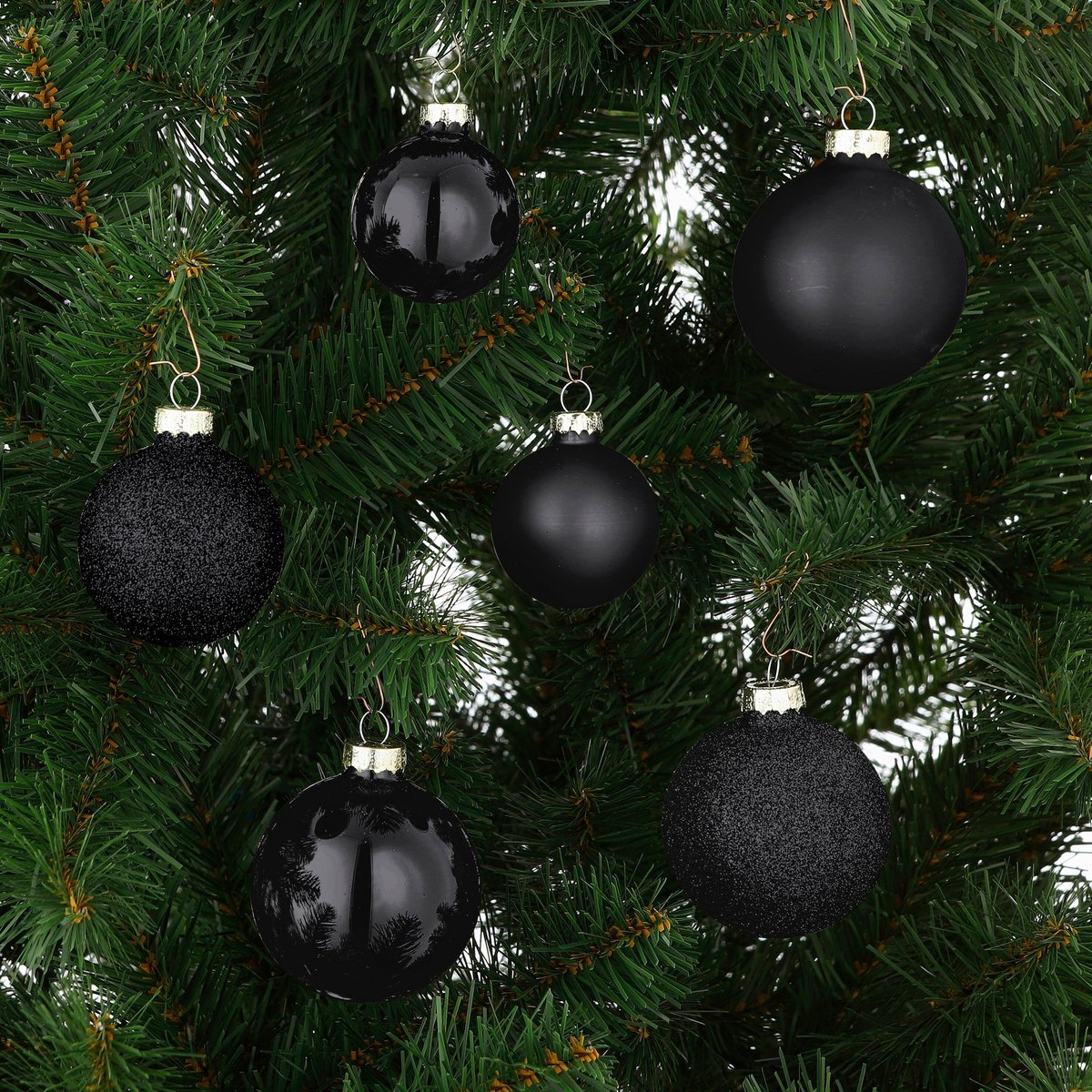 Christmas ball set Black