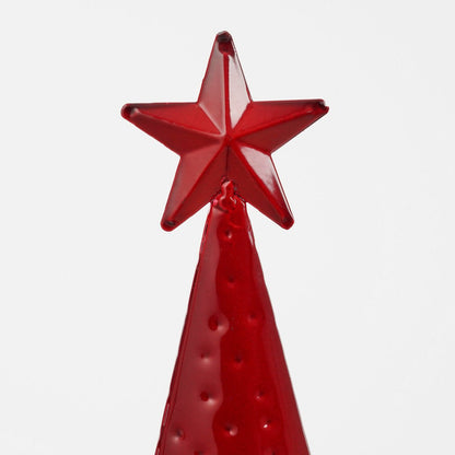 Decorative Christmas tree Red