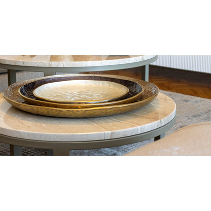White round decorative cut 29.5x29.5x2.5cm