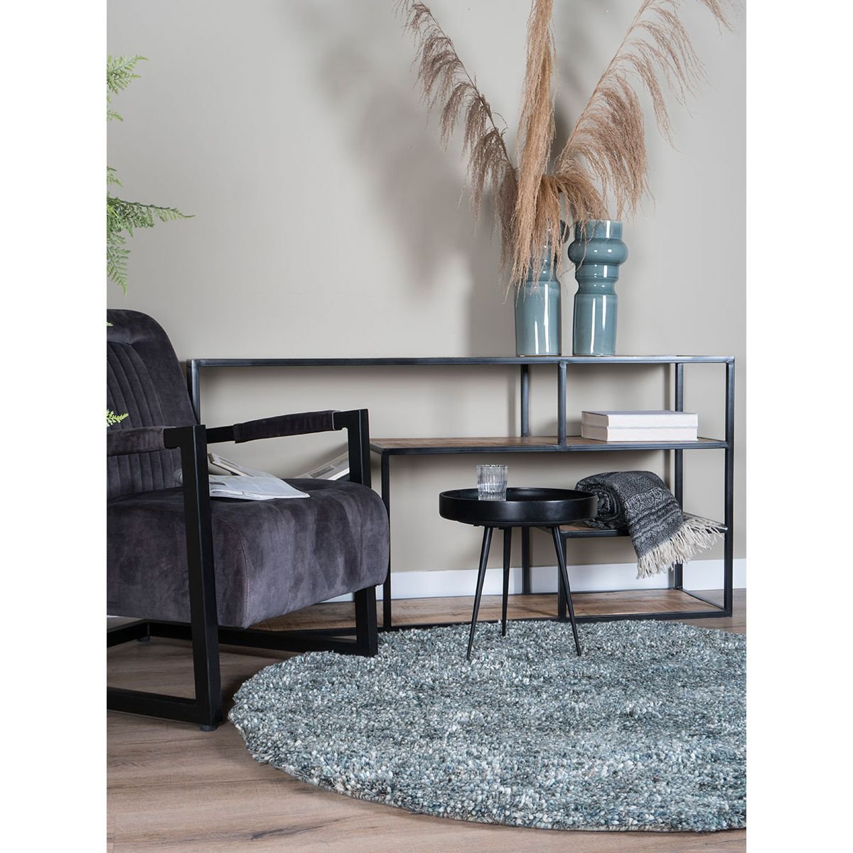 Rug Zumba Aqua 512 Round ø200 cm