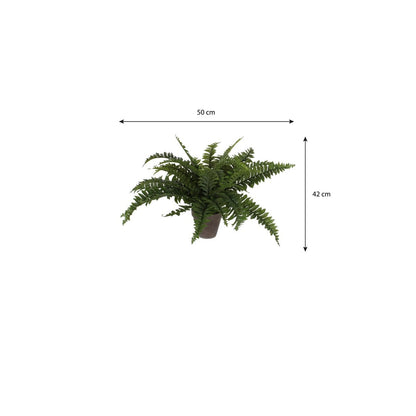 Artificial plant Boston fern Green
