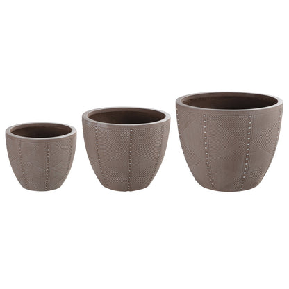 Fibergl plant pot "Boccola" Series 3