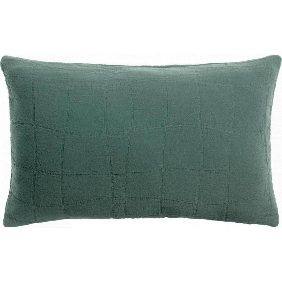 Recycled cushion Titou Verdigris 30 x 50