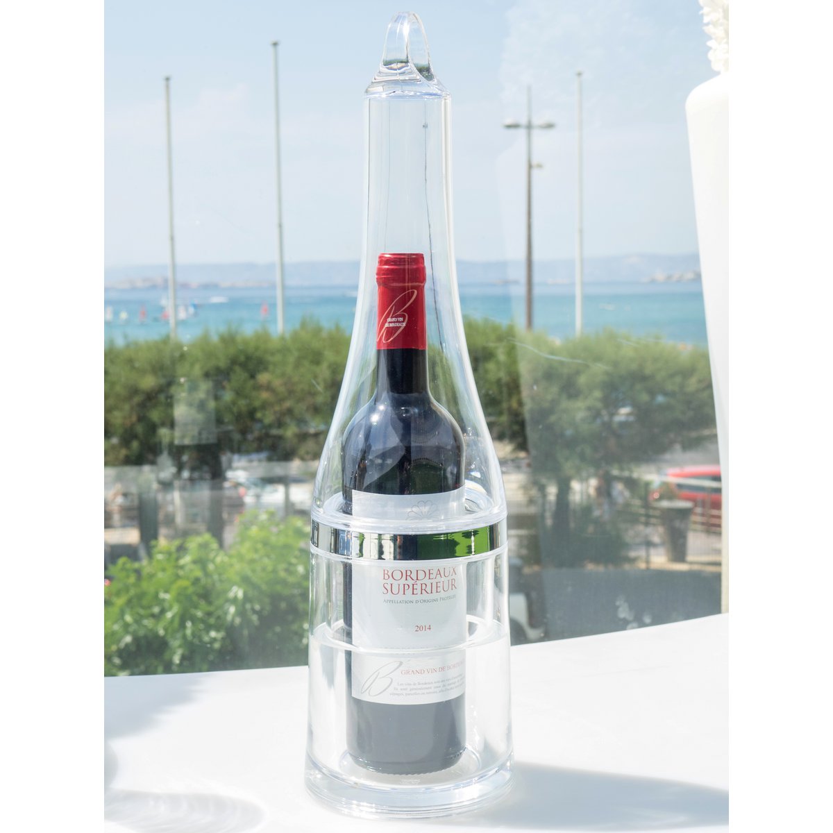 CHAMPAGNE BUCKET WITH ACRYLIC LID