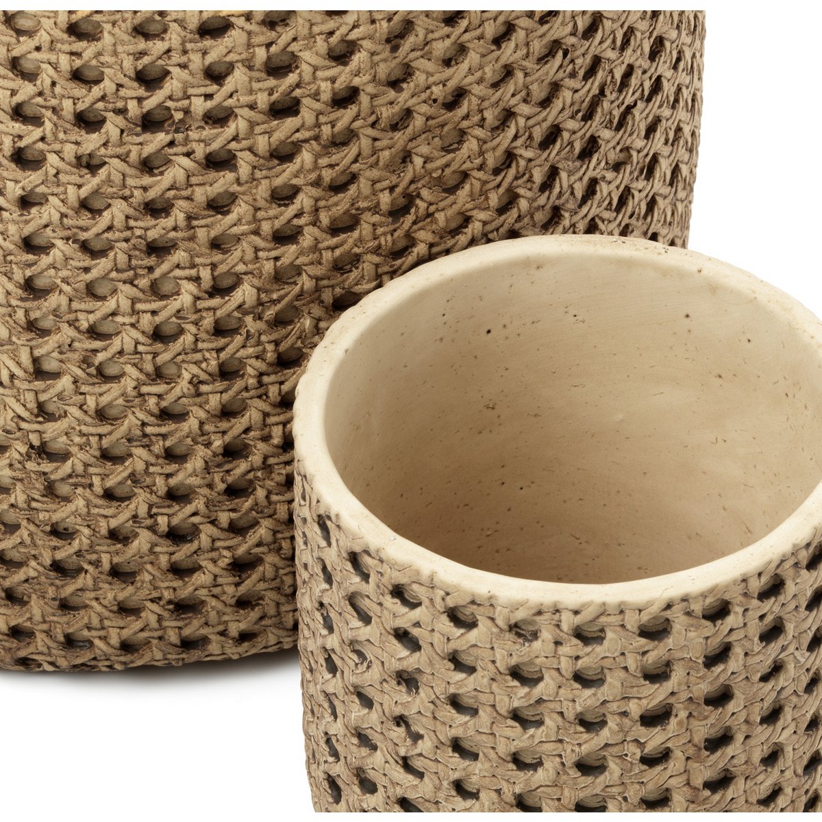 The RattanRock Planter - Natural - L