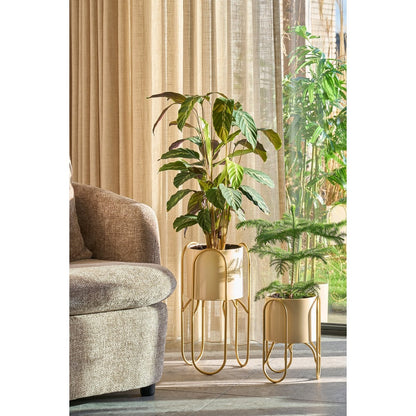 Flowerpot inside Danube Light yellow