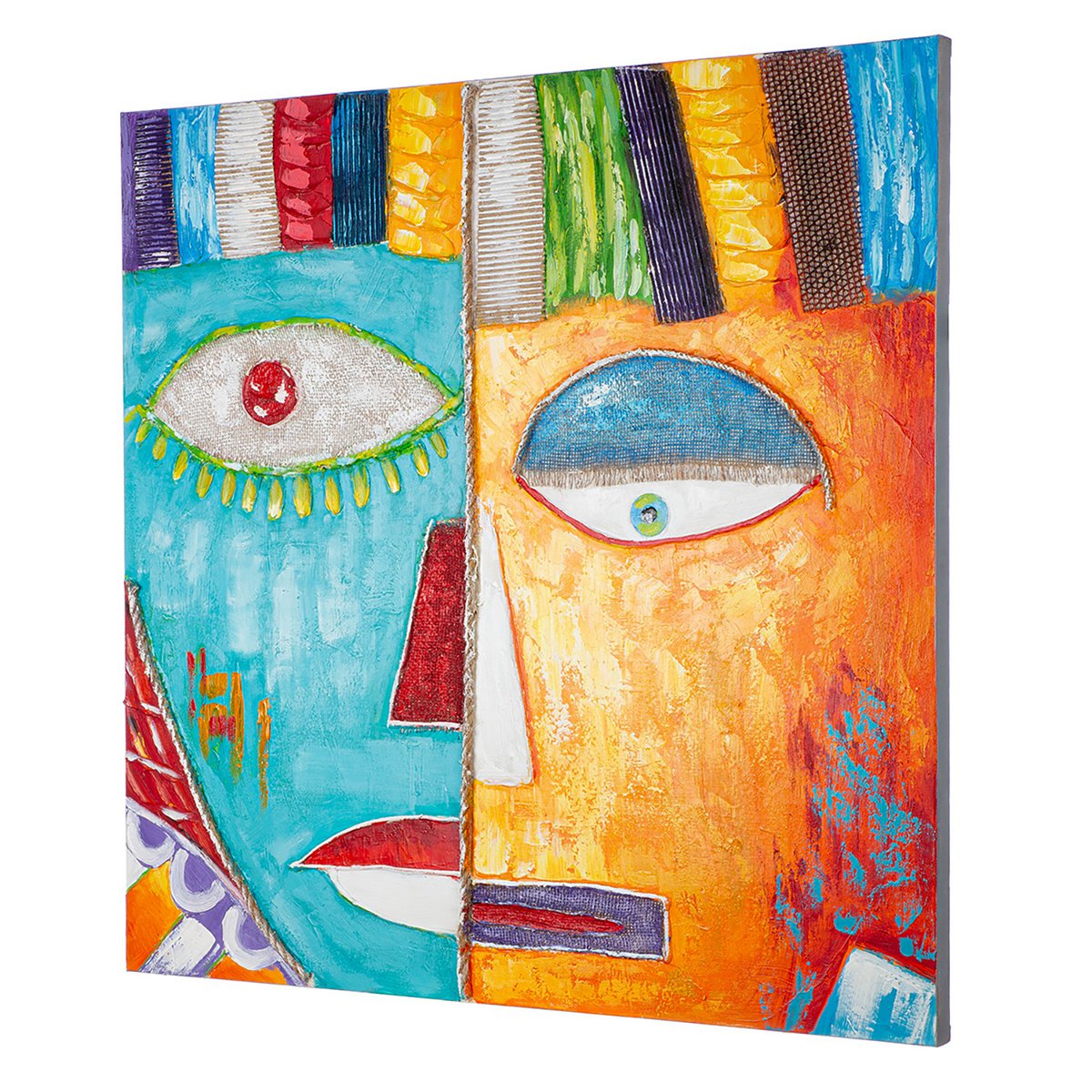 Picture square Visage, H.100 cm