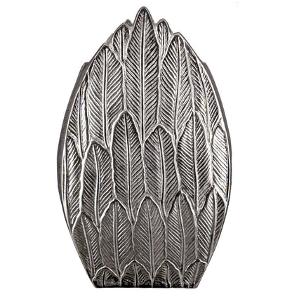 Aluminum vase "Feather"