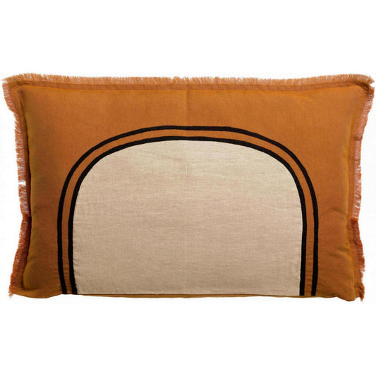 Two-tone cushion Laly Copper 40 x 65