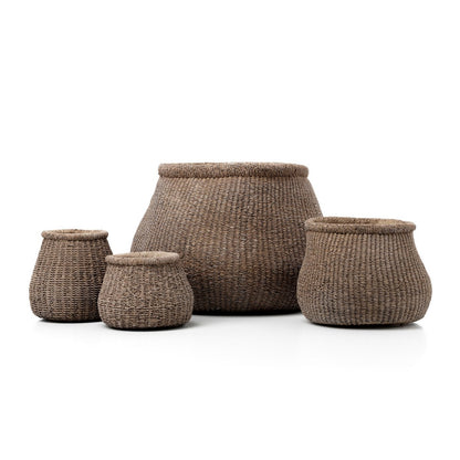 The Faux-Puff Planter - Brown - M