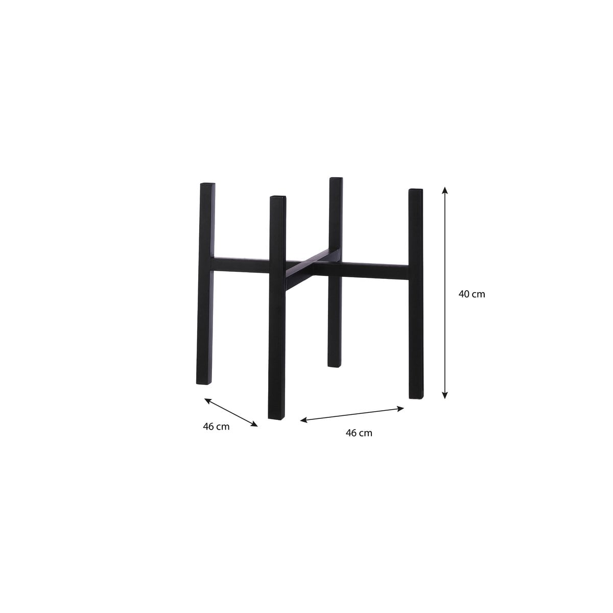 Plant stand Ascot Black