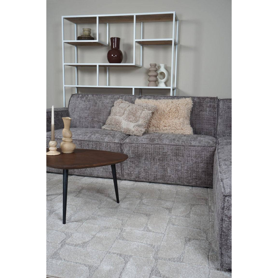 Nala Beige Rug - 160 x 230 cm