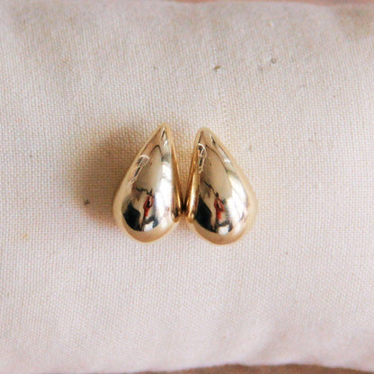 Stainless steel drop 'small' – gloss/gold