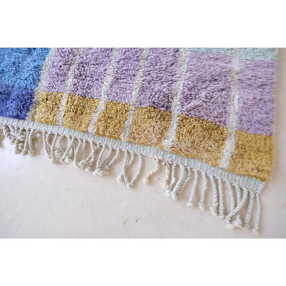 Berber wool rug from M'Rirt contemporary 214 x 306 cm