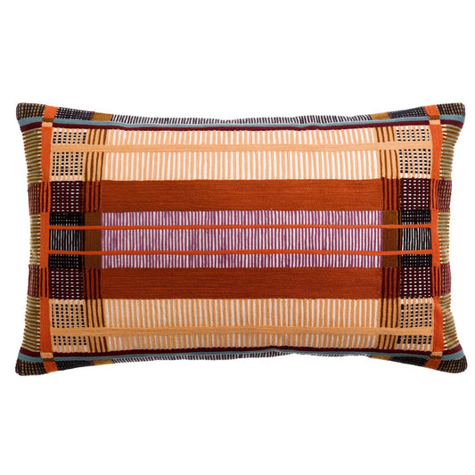 Coussin brodé Kaël Multico 40 x 65