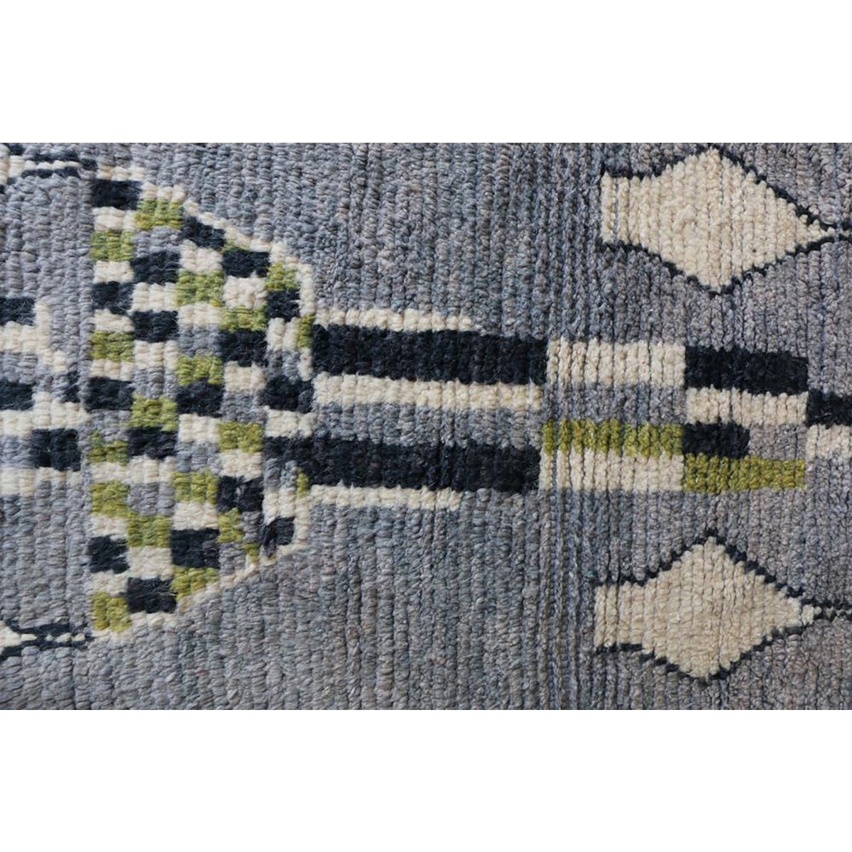 Pure wool Moroccan Berber hallway rug 73 x 384 cm