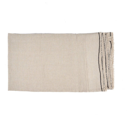 The Tuscany Tablecloth - Natural Black - 150x300