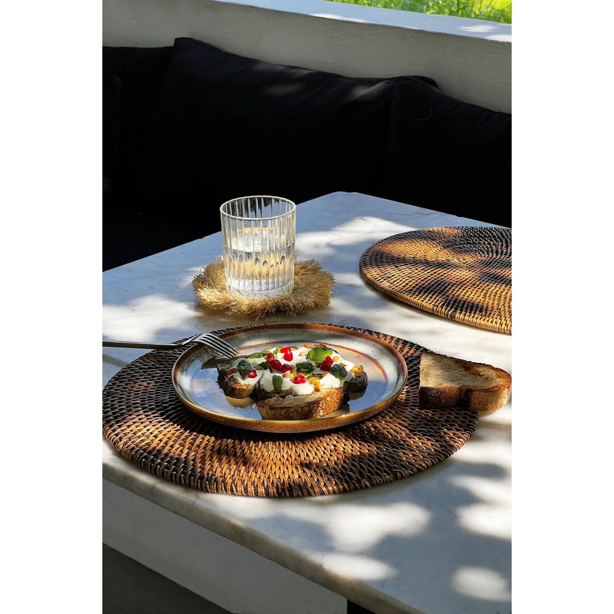 The Colonial Placemat - Natural Brown