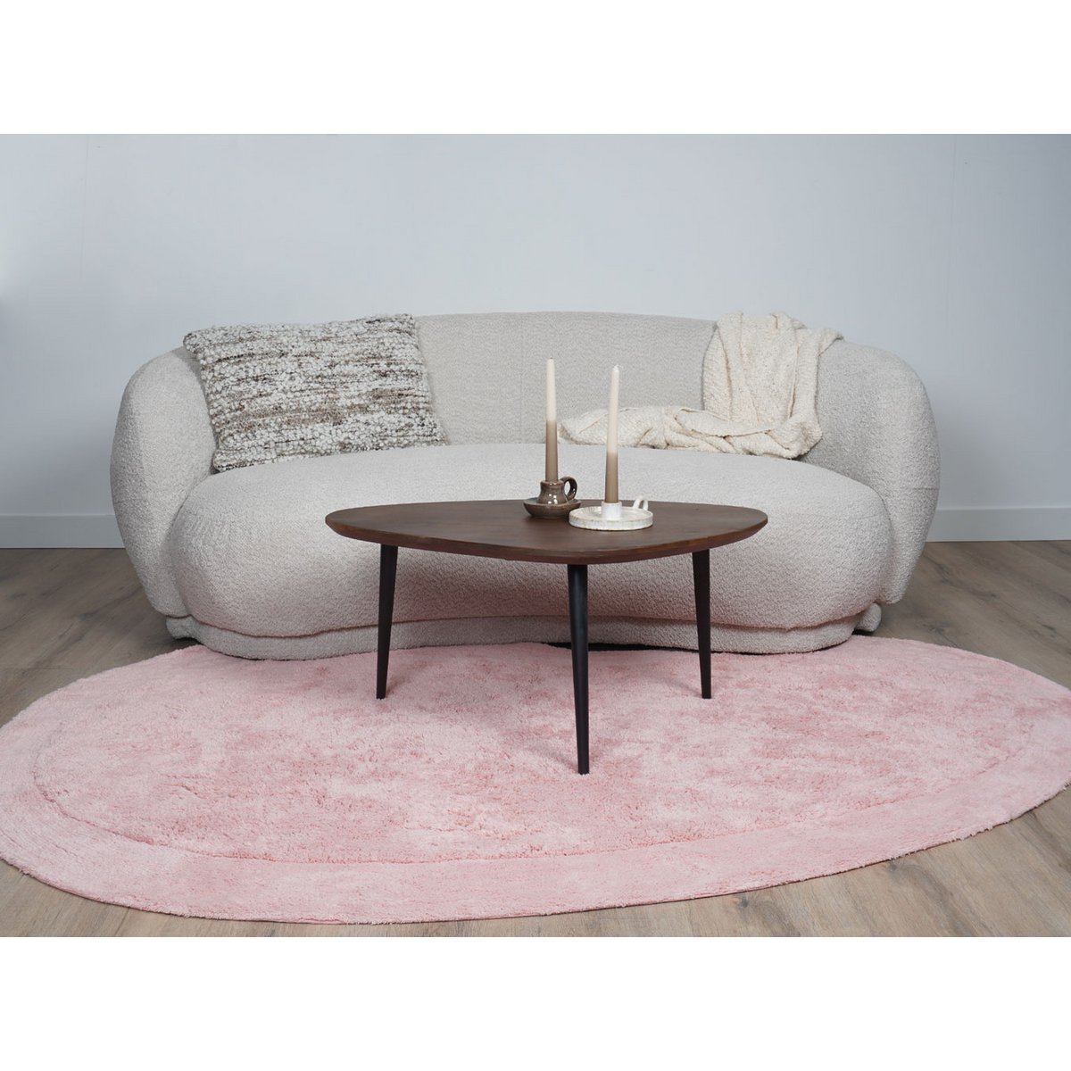 Washable rug Beach - Pink 160 x 230 cm