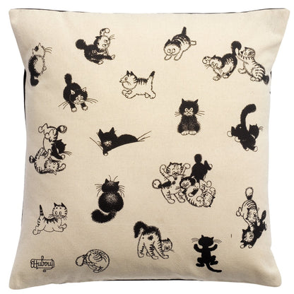 Dubout Cushion Kittens Ecru 45 x 45