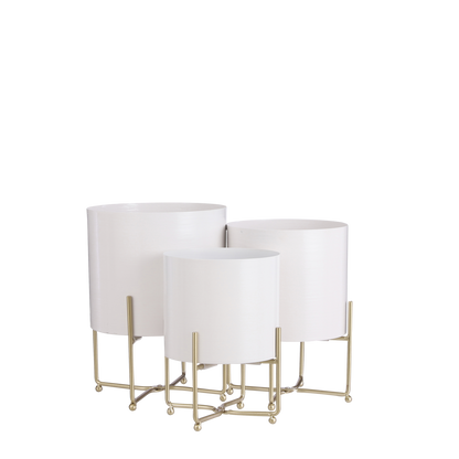 Plantenstandaard set Aries Wit