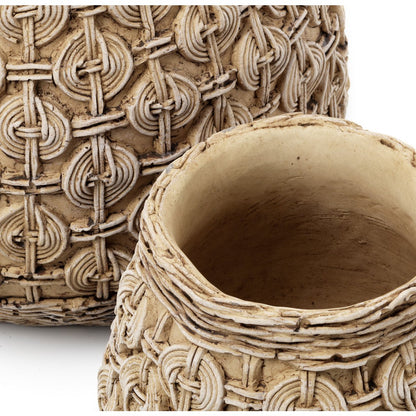 The Knot Concrete Planter - L