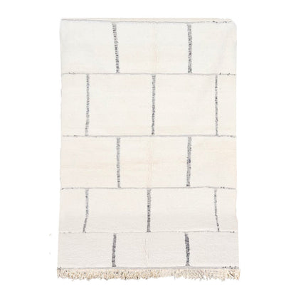 Berber rug Beni Ouarain pure wool 153 x 263 cm