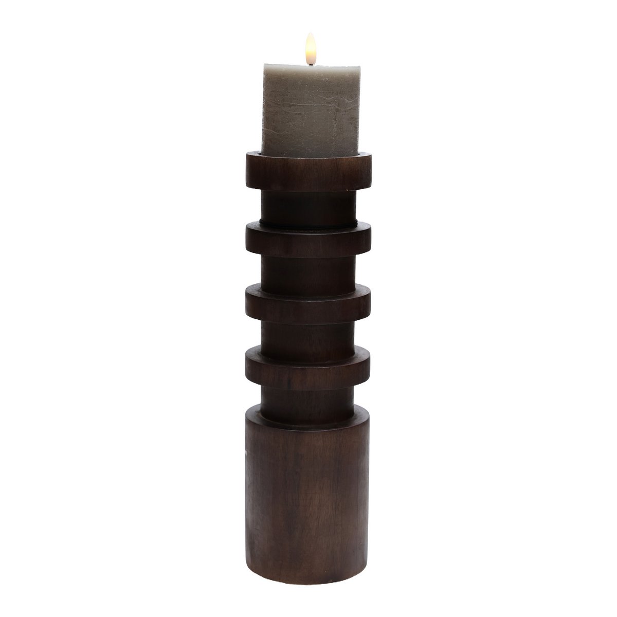 Candle holder - Vail walnut *Expected arrival at the end of September