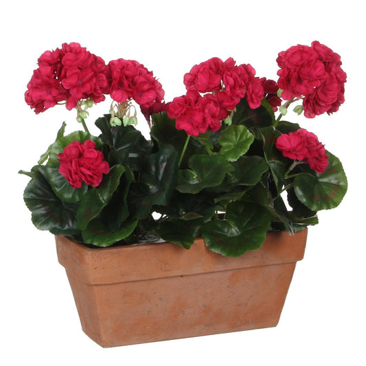 Artificial plant Geranium Dark pink
