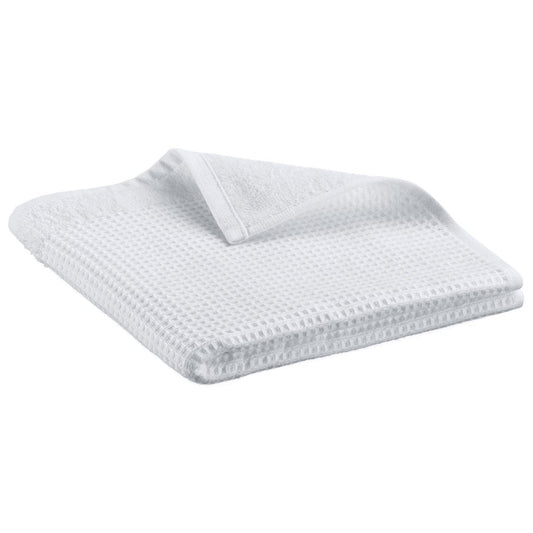 White Abby Recycled Shower Sheet 70 x 130