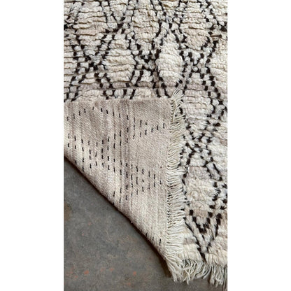 Pure wool Moroccan Berber hallway rug 96 x 220 cm