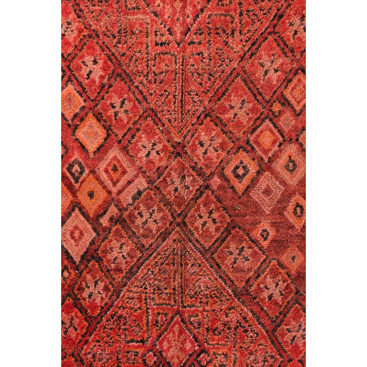 Pure wool Moroccan Berber rug 159 x 290 cm