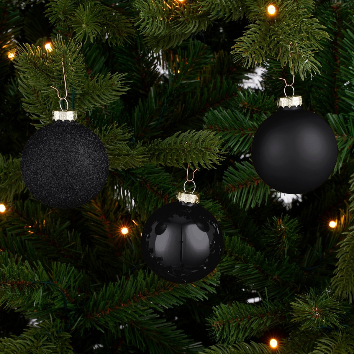 Christmas ball set Black