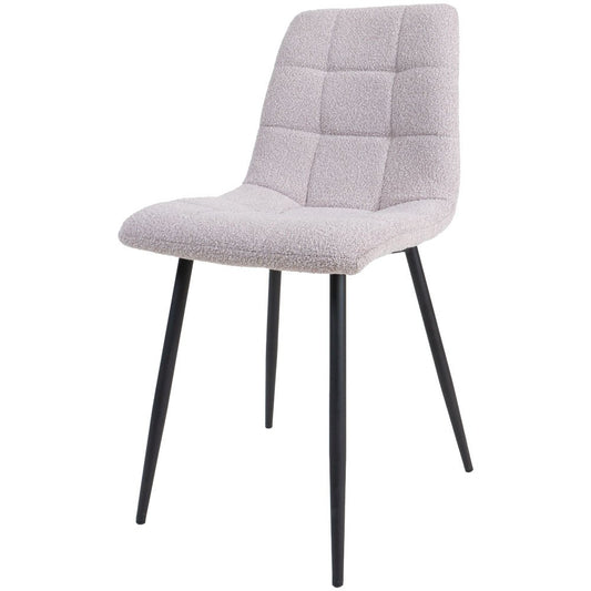 Dining room chair Jenna – Bouclé – Natural