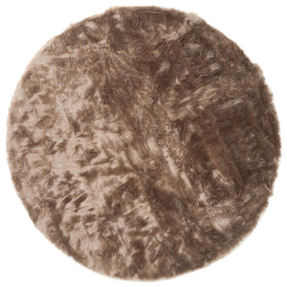 Rug Donsie Brown Round ø160 cm