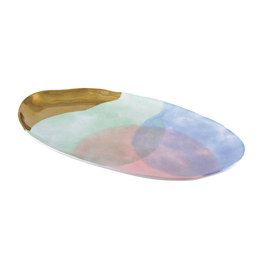 OVAL TRICOLOR-PARADISE DISH