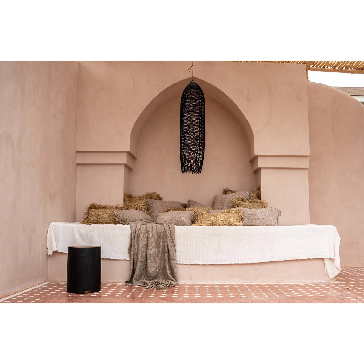 The Tribe Stool - Natural Black