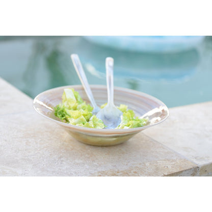 Sahara glass bowl 30x30x7.5cm