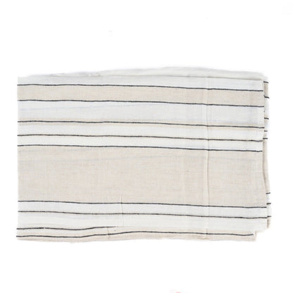The Provence Tablecloth - Natural Black White - 150x300