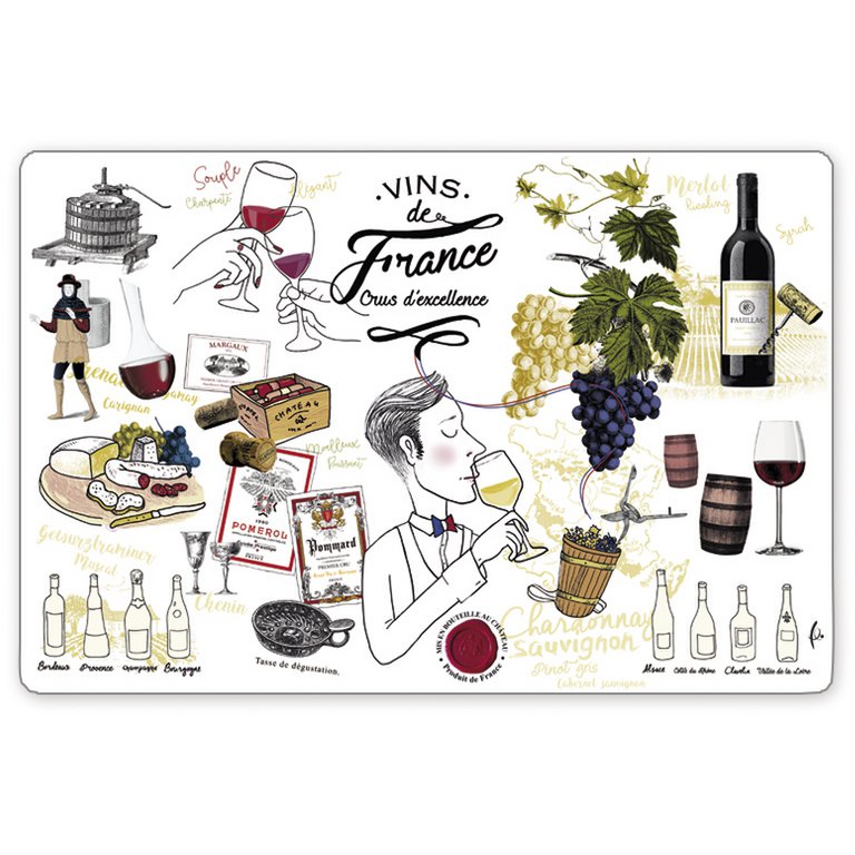 Cru d'excellence Assorted placemat 30 x 45