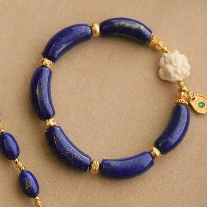 Imperial Lapis Lazuli Guardian Bracelet
