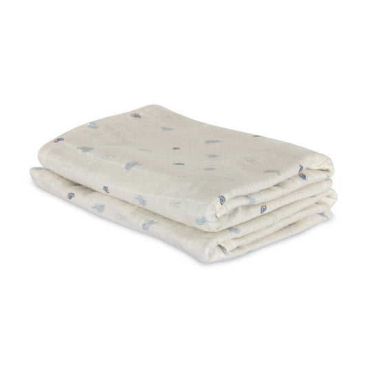 Bamboo muslin cloths 2pcs.