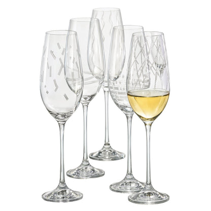 TEMPO CHAMPAGNE FLUTES SET OF 6