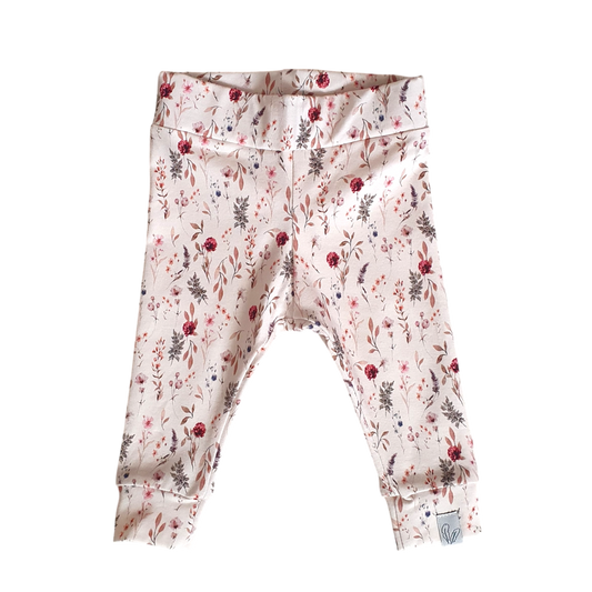 Newborn pants romantic flower