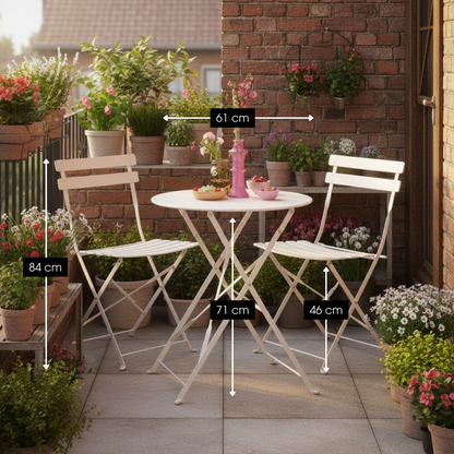 Garden bistro set Laurence White